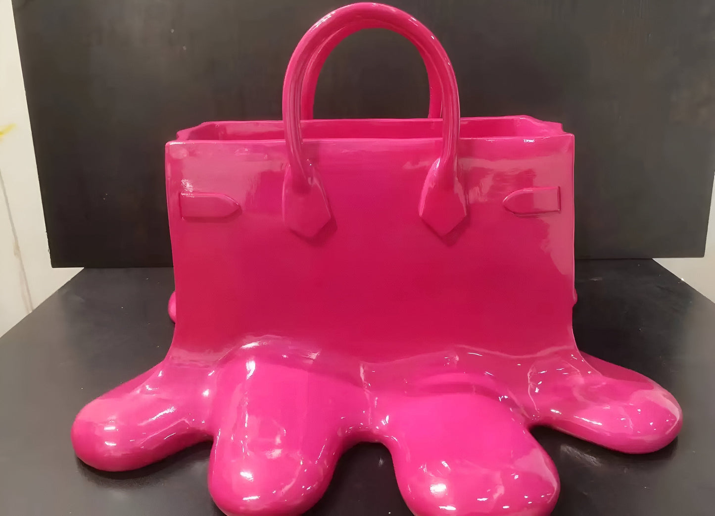 Stylish Handbag Resin Decorative Vase