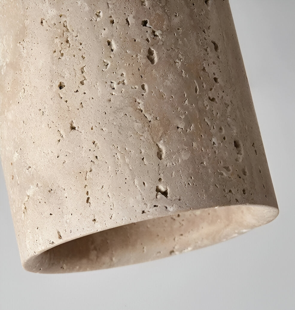 Luxury Marble Wood Ceiling Lamp – Modern Flush Mount Light
