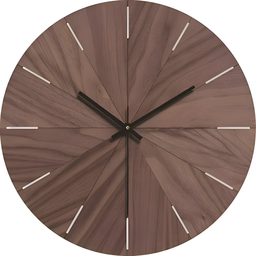 Classic Wooden Large Wall Clock - Luxicro