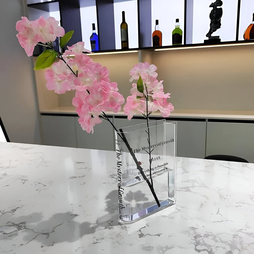 Stylish Transparent Decorative Vase