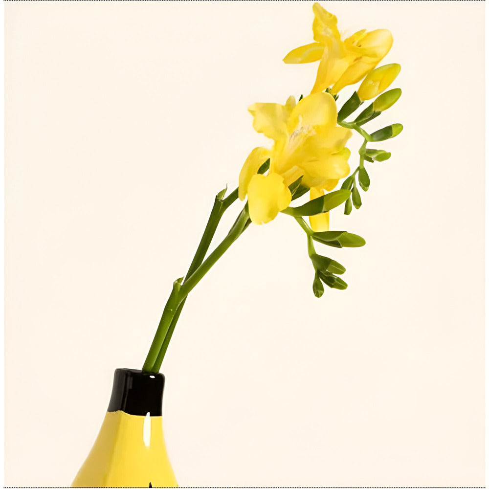 Colorful Fruit Design Ceramic Vase