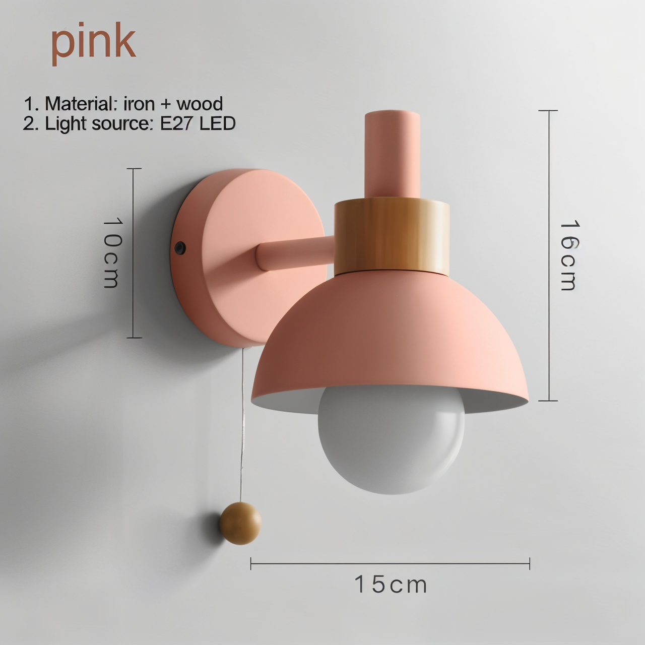 Stylish Macaron Wall Light - Beautiful Home Lighting