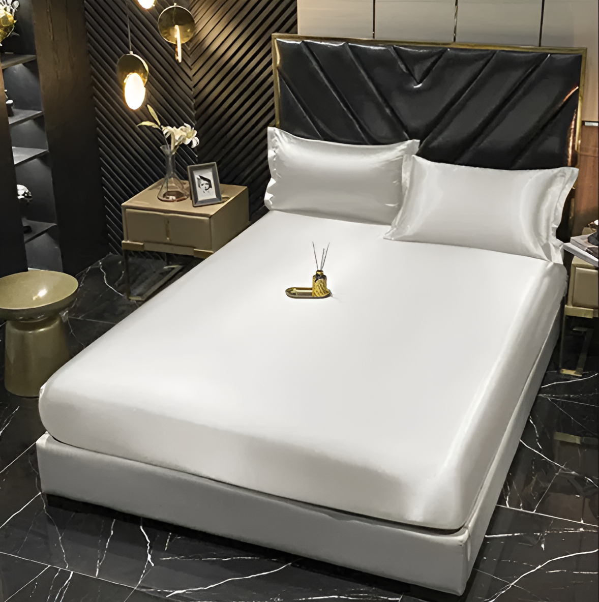 Luxurious Smooth Silk Bed Sheet Set - Luxicro