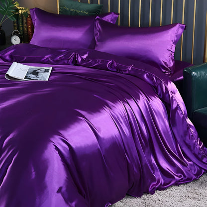 Luxurious Smooth Silk Bed Sheet Set