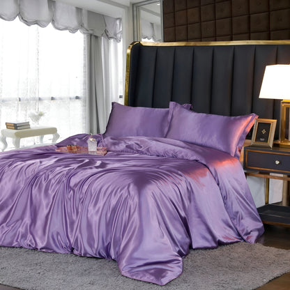 Luxurious Smooth Silk Bed Sheet Set