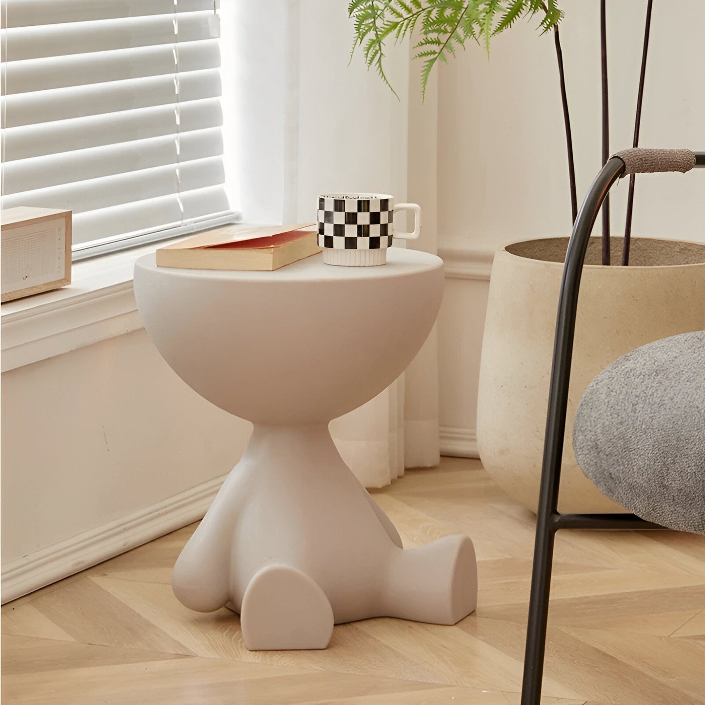 Stylish Round Wooden Coffee Table