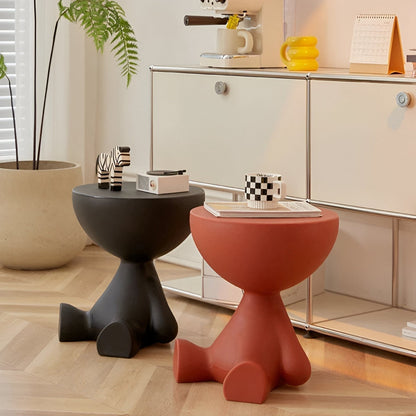 Stylish Round Wooden Coffee Table
