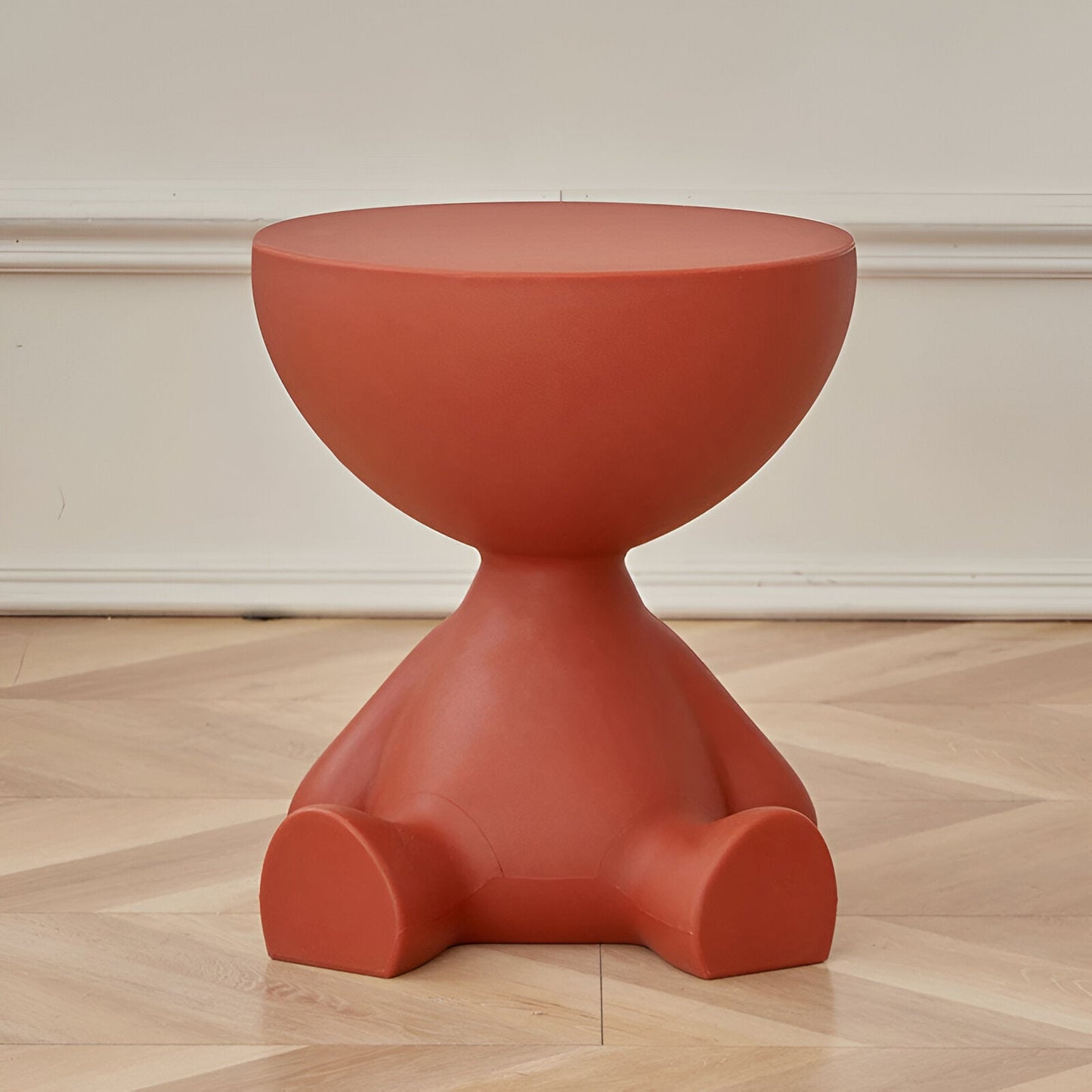 Stylish Round Wooden Coffee Table