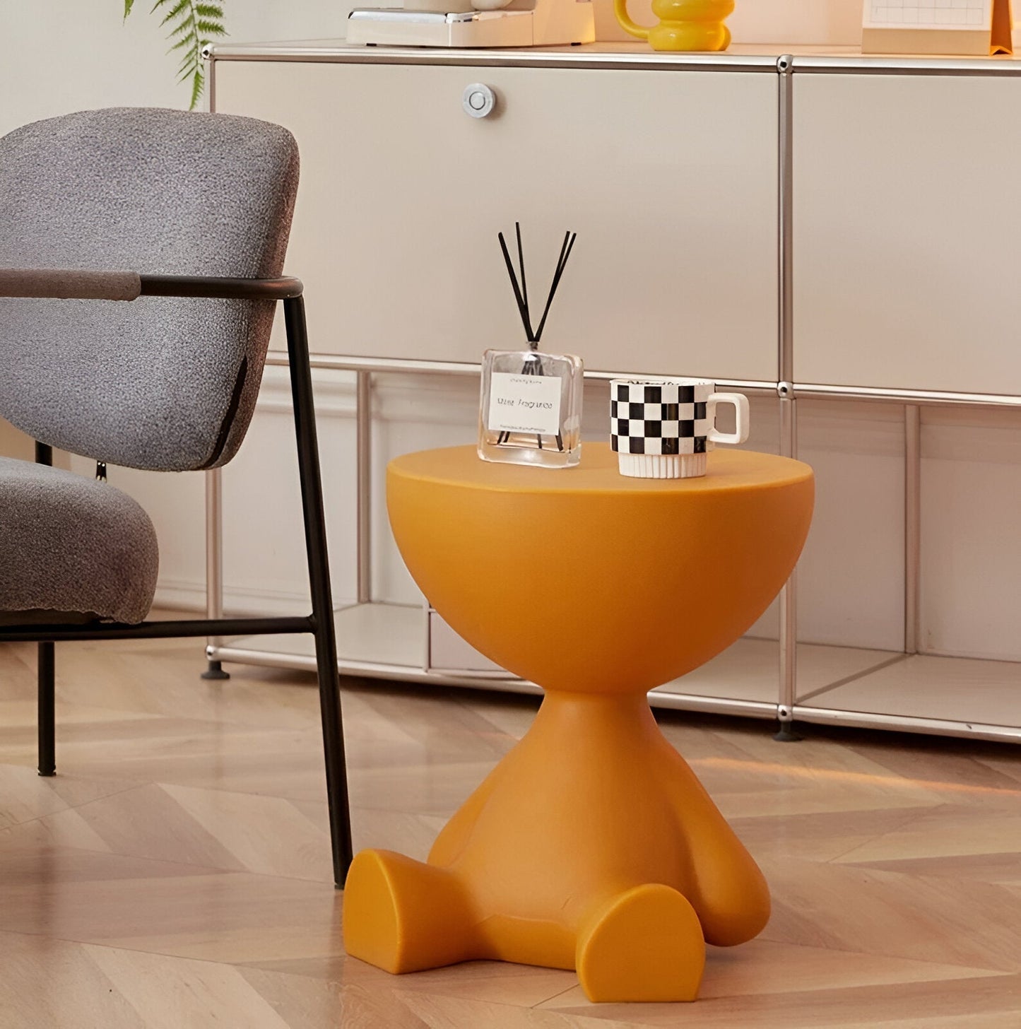 Stylish Round Wooden Coffee Table