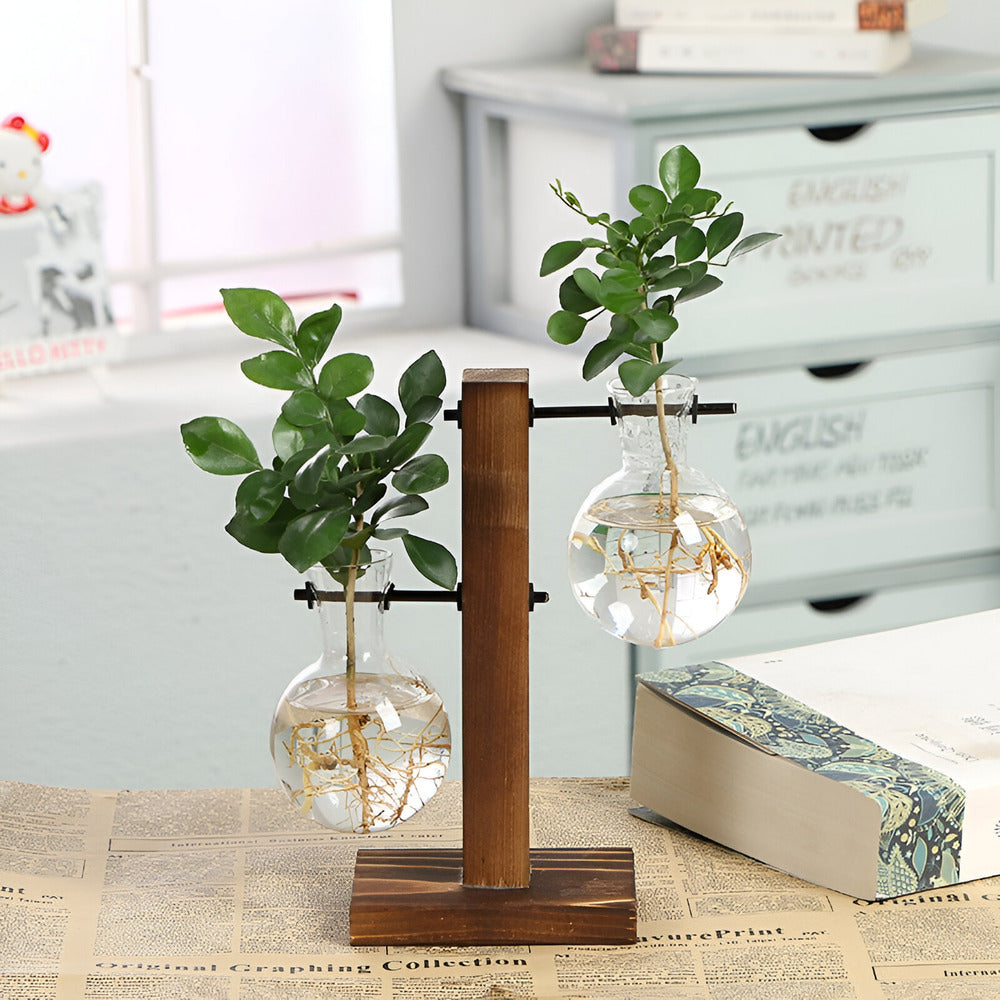 Rustic Wooden Kitchen Herb Garden