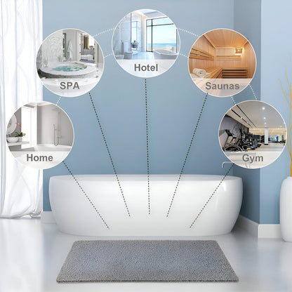 Non-Slip Shower Mat with Soft Foot Cushioning