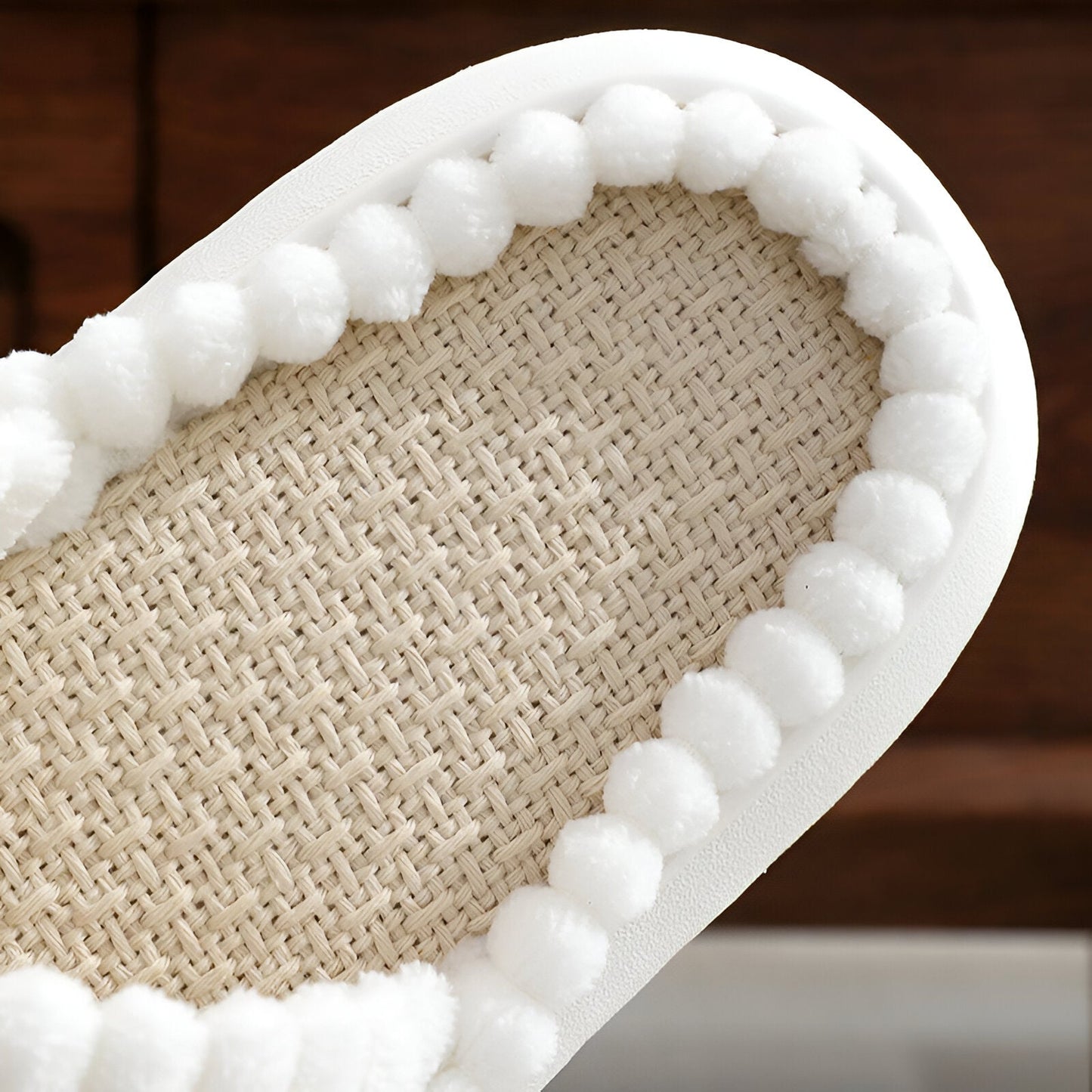 Cozy Fleece Lined Slippers with Velcro Strap