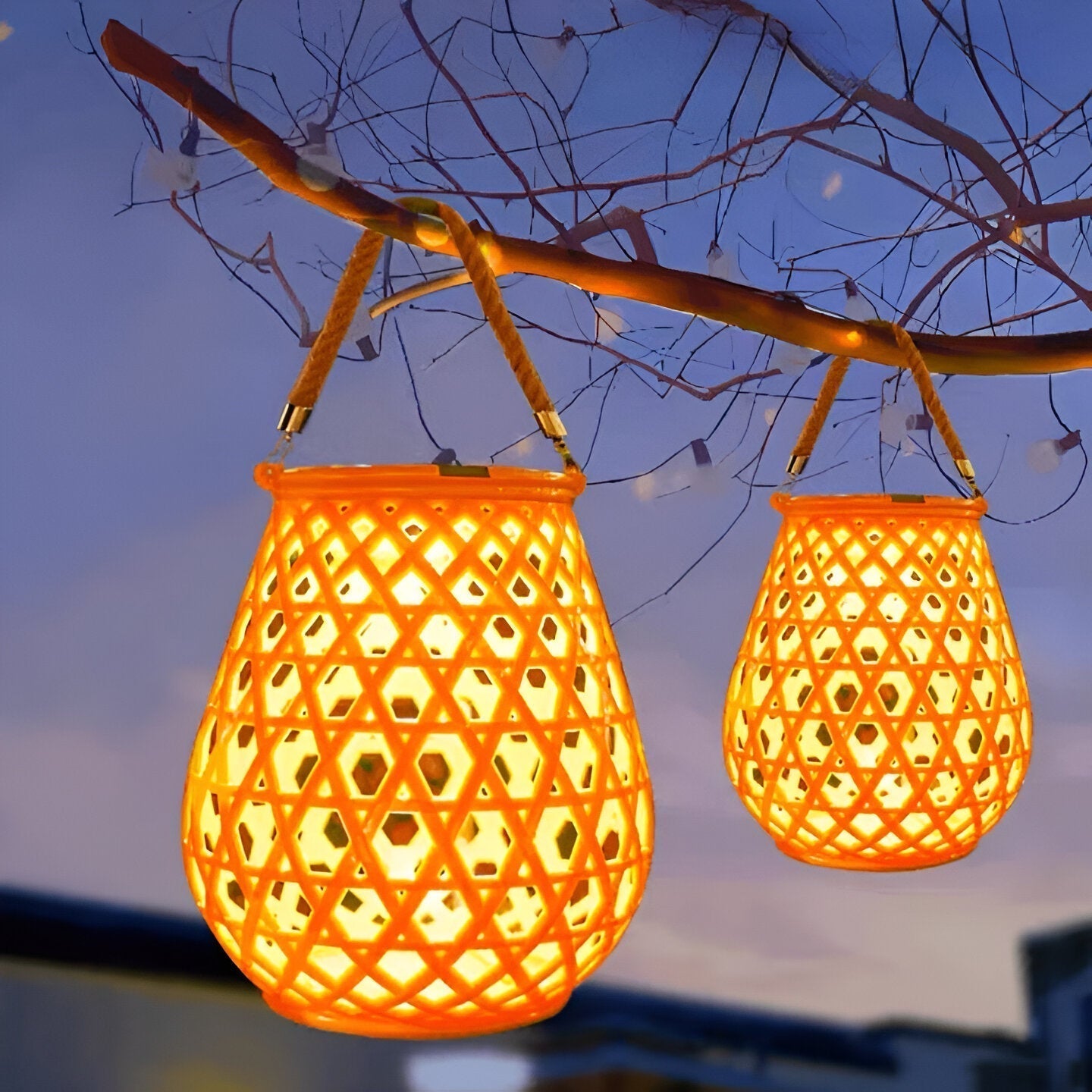 Eco Friendly Bamboo Solar Garden Light
