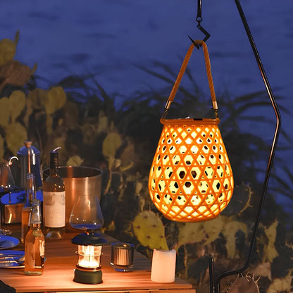 Eco Friendly Bamboo Solar Garden Light