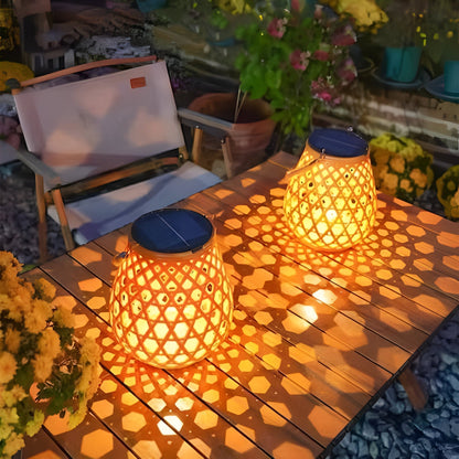 Eco Friendly Bamboo Solar Garden Light