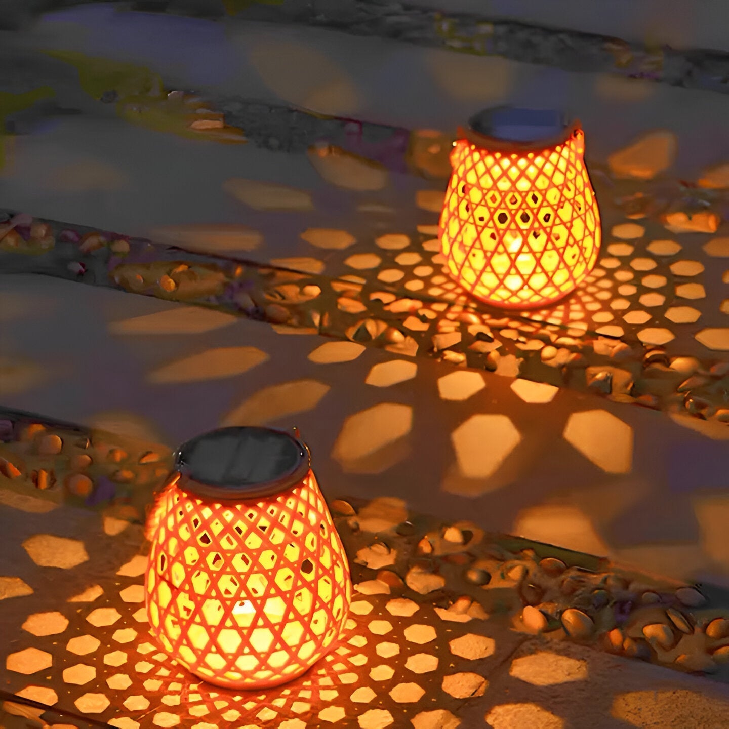 Eco Friendly Bamboo Solar Garden Light