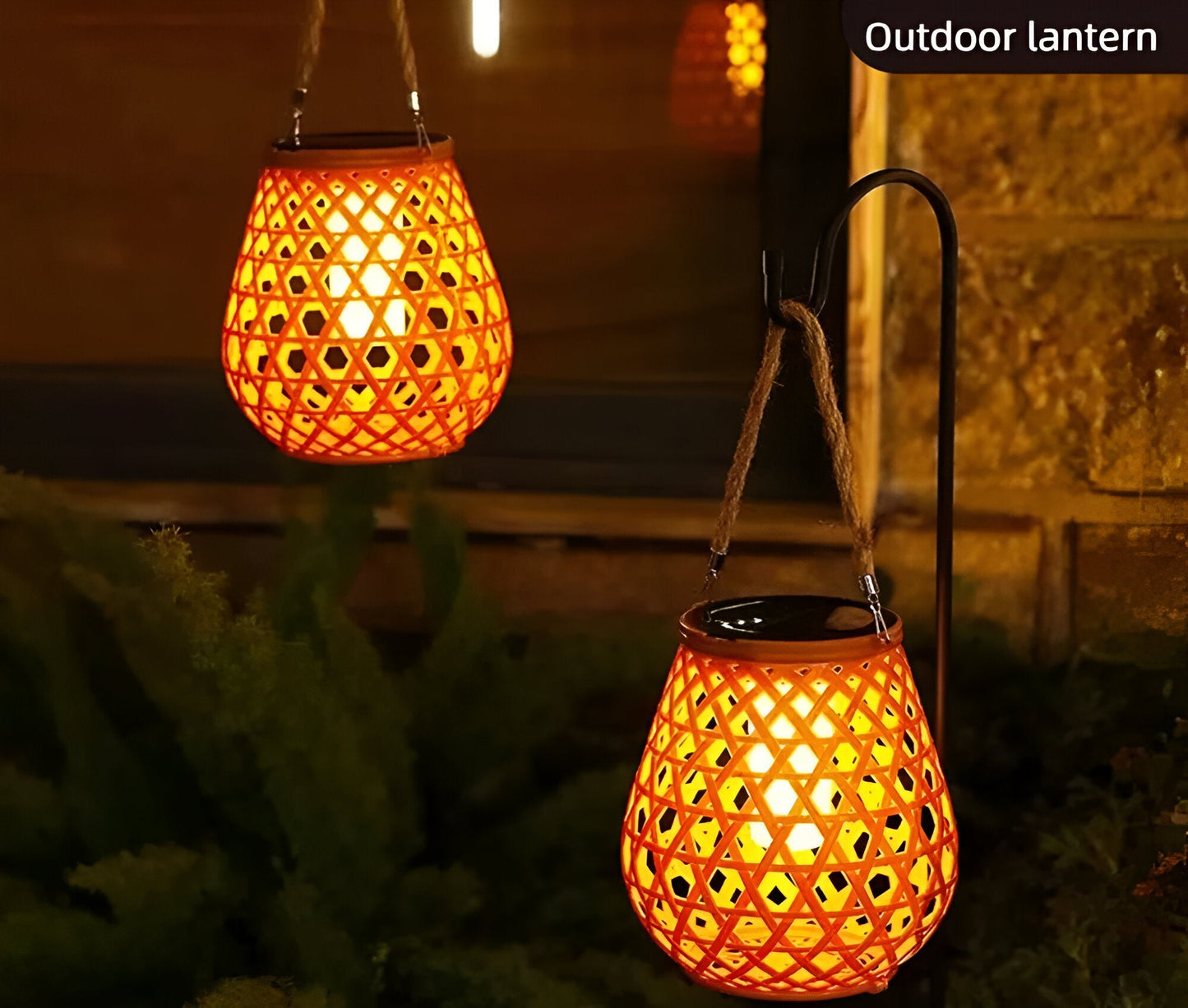 Eco Friendly Bamboo Solar Garden Light