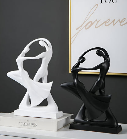 Stylish Love Couple Decor Figure