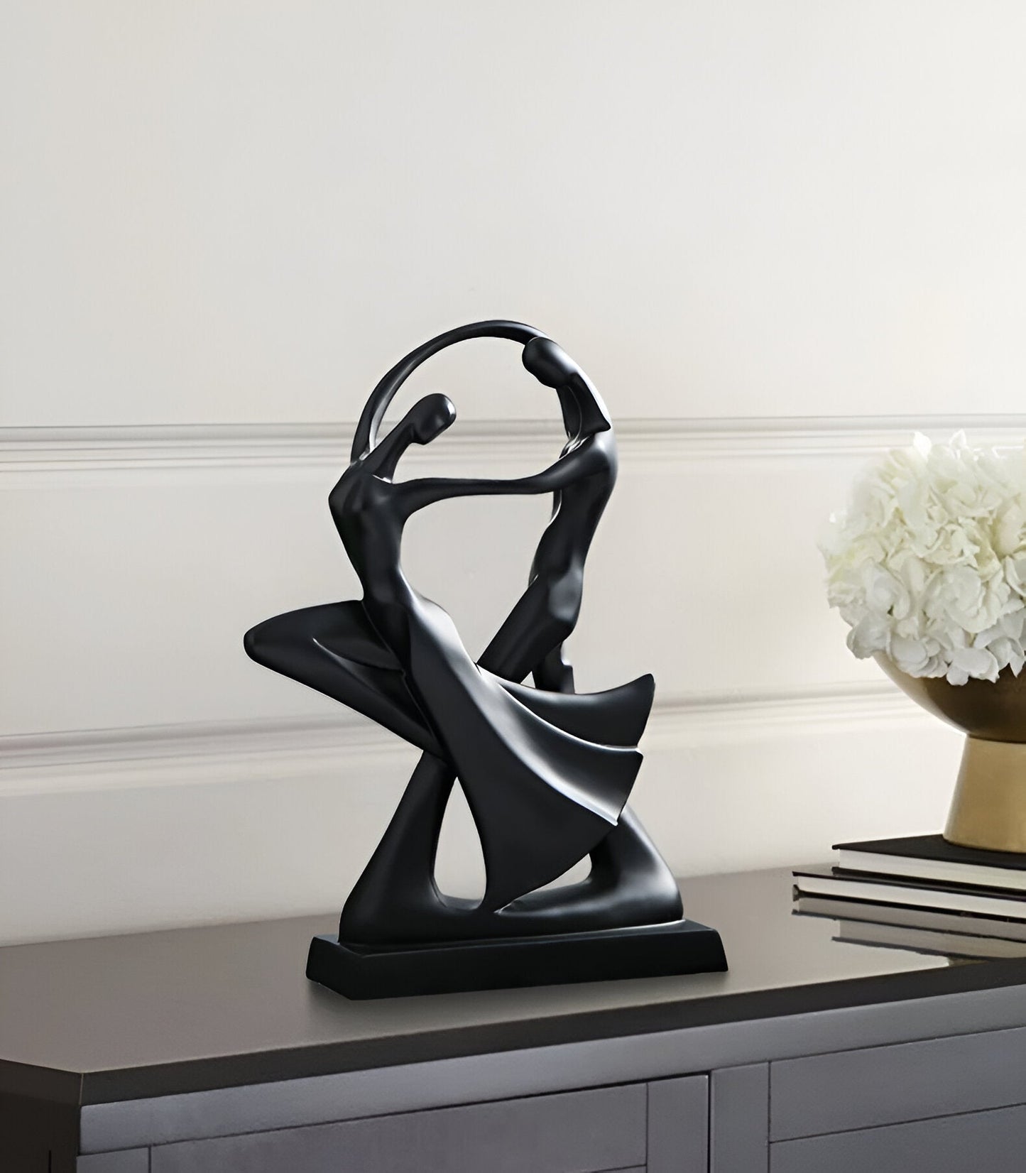 Stylish Love Couple Decor Figure