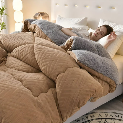 Luxurious Plush Bedding Duvet Cover Set
