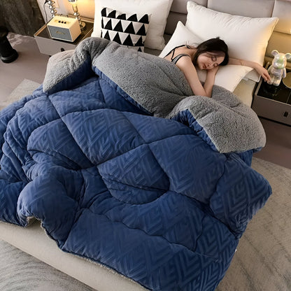 Luxurious Plush Bedding Duvet Cover Set