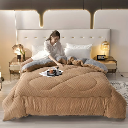 Luxurious Plush Bedding Duvet Cover Set
