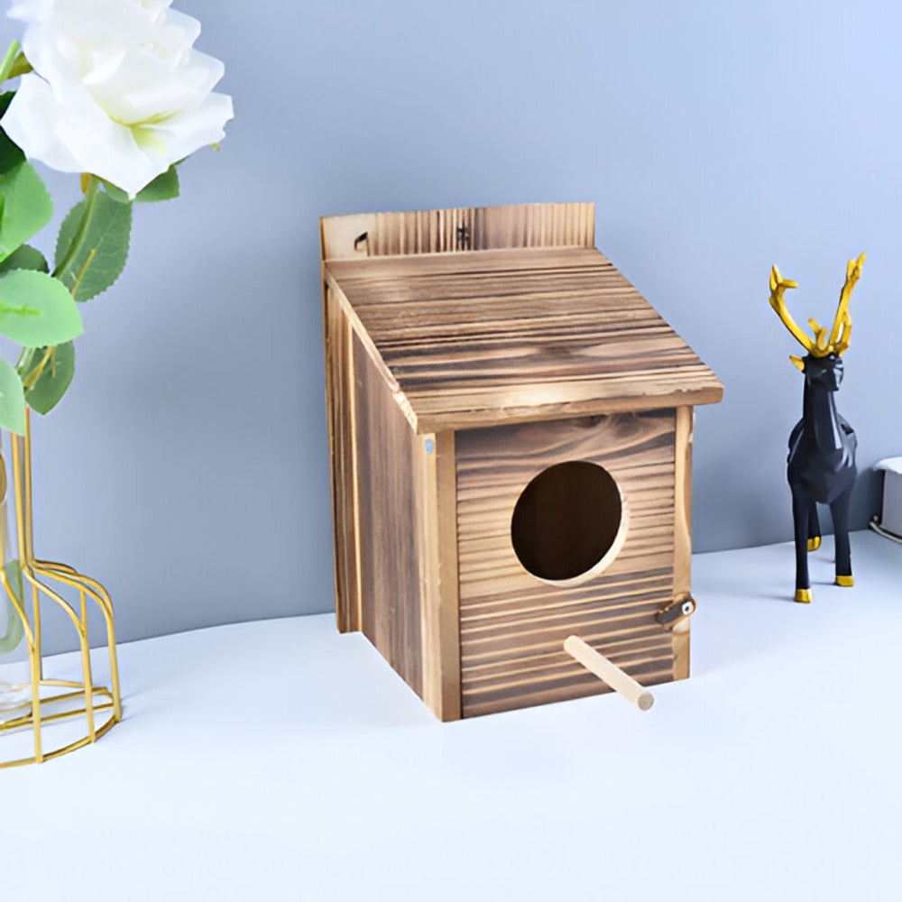 Rustic Weatherproof Wooden Birdhouse