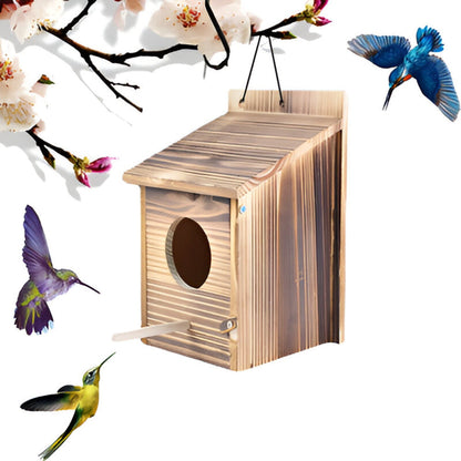 Rustic Weatherproof Wooden Birdhouse