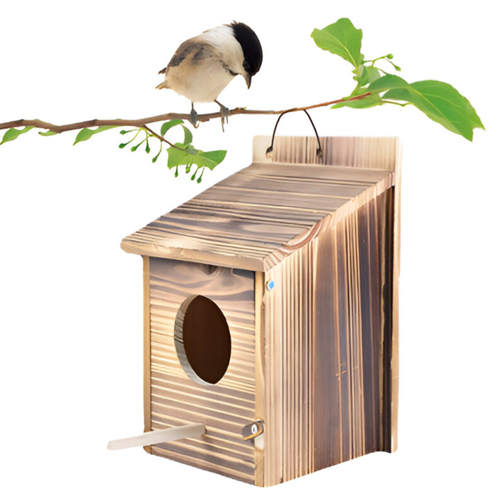 Rustic Weatherproof Wooden Birdhouse