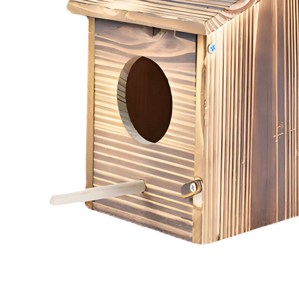 Rustic Weatherproof Wooden Birdhouse