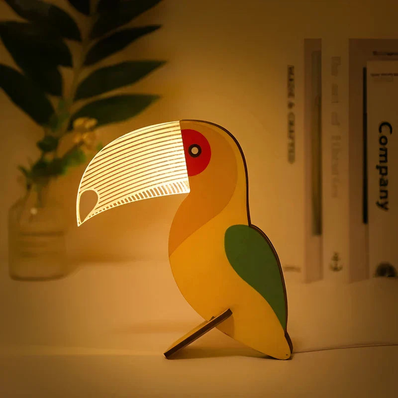 Bright Animal Pattern Children's Desk Lamp - Luxicro