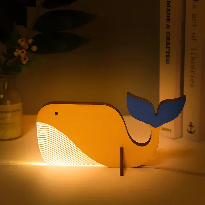 Bright Animal Pattern Children's Desk Lamp