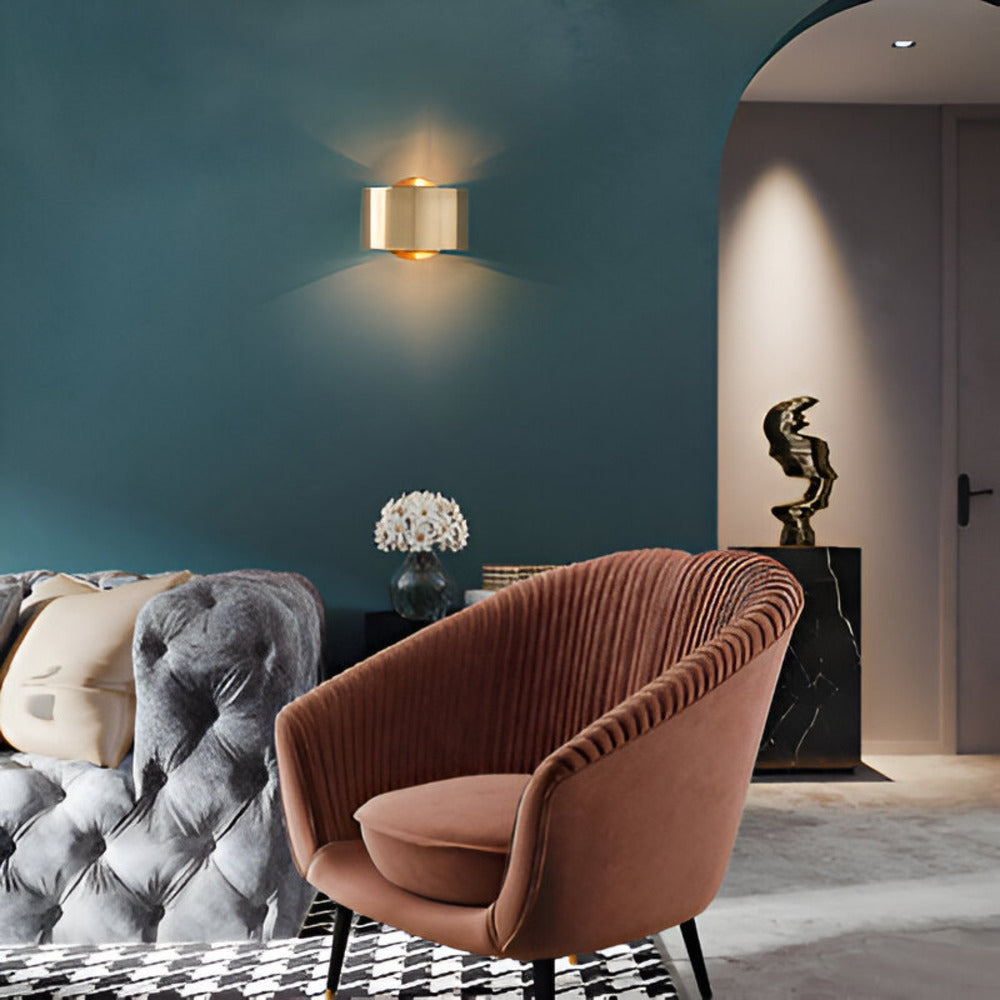 Elegant Modern Gold Sconce Light