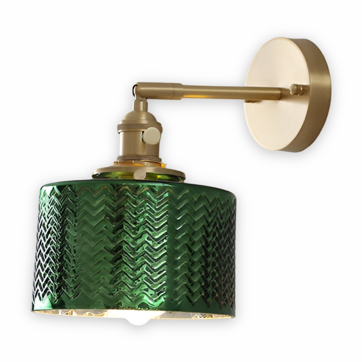 Sleek Adjustable Glass LED Wall Lamp - Luxicro