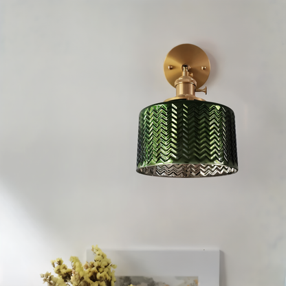 Sleek Adjustable Glass LED Wall Lamp