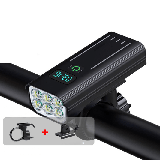 Bright 5000 Lumen LED Bike Front Light USB Rechargeable - Luxicro