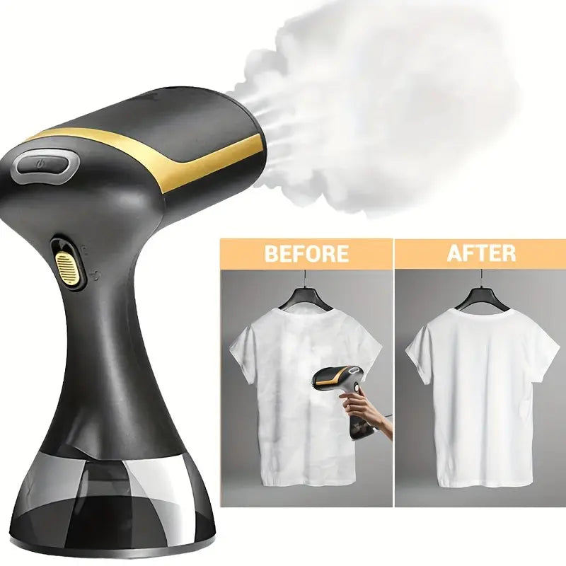 Compact Travel Steam Iron for Easy Clothing Care - Luxicro