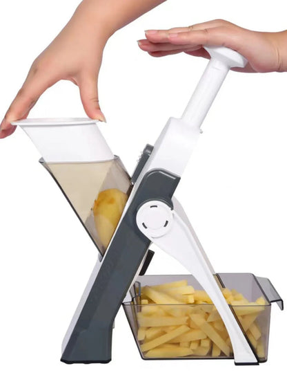 Easy Slice Food Chopper With Container - Luxicro