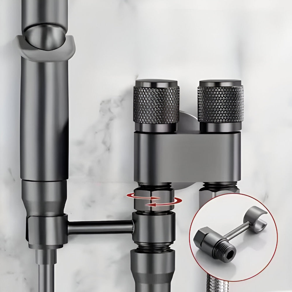 Luxury Bidet Faucet Wall Mount Brass Shower Head - Luxicro