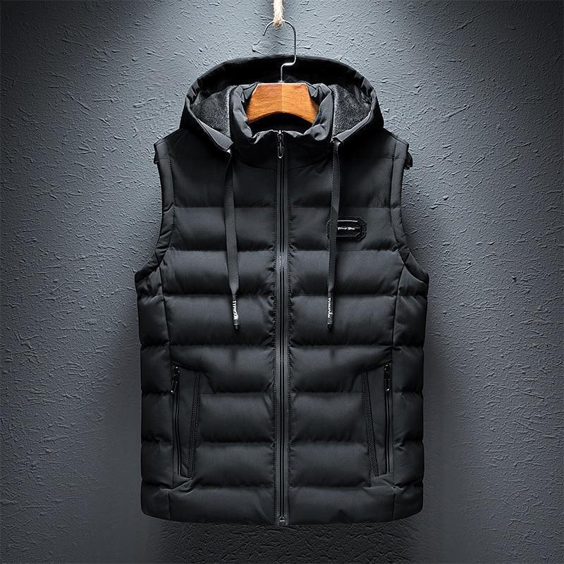 Simple Drawstring Sleeveless Jacket