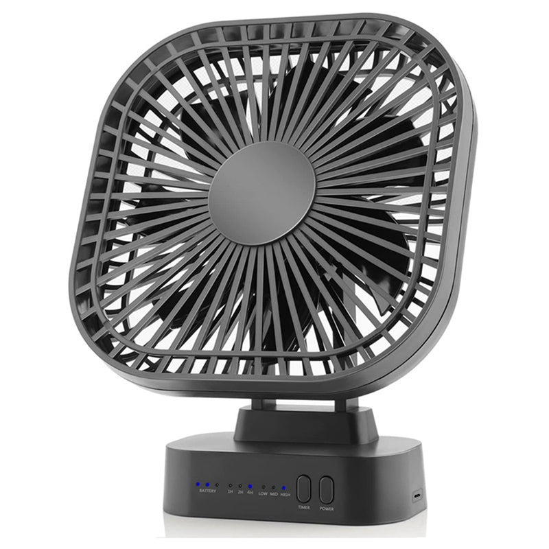 Portable Rechargeable Mini USB Fan with 3 Speeds - Luxicro