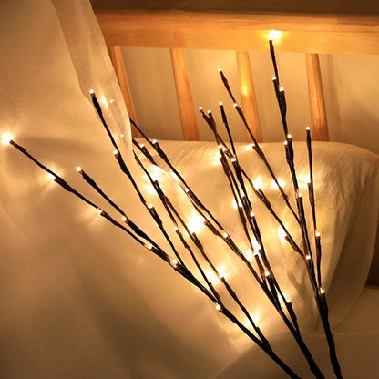 Warm Ambient Wooden Table Light