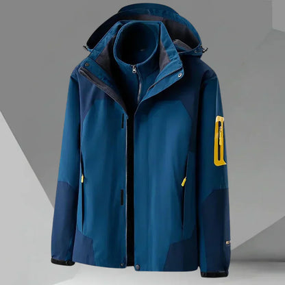 Breathable Men's Rain Jacket - Slim Waterproof Coat