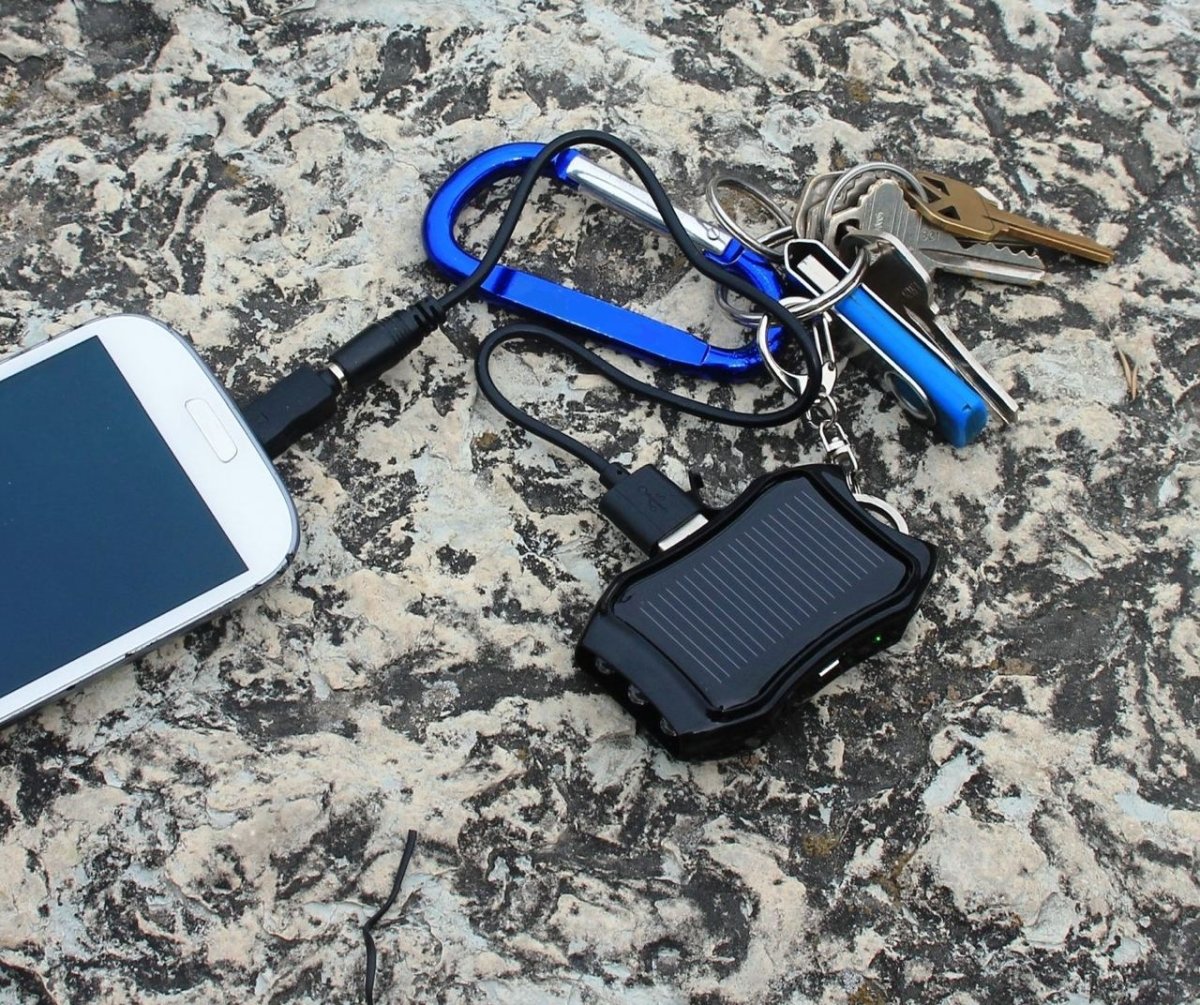 Portable Solar Powered Phone Charger