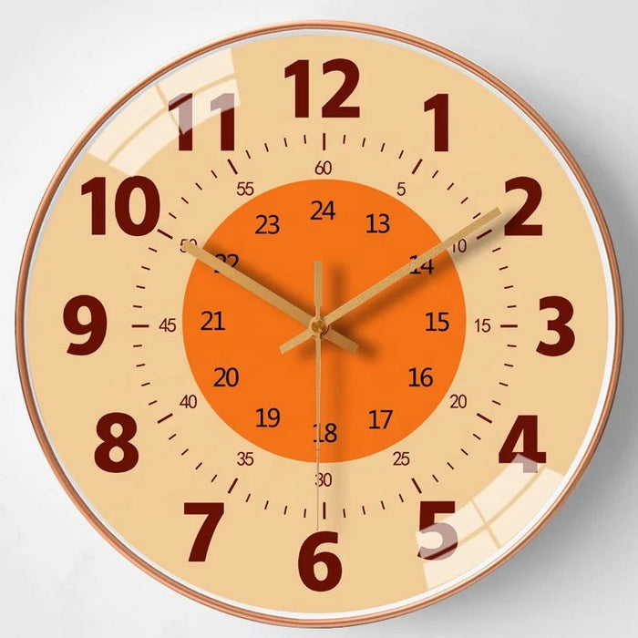 Colorful Educational Wall Clock