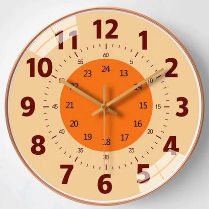 Colorful Educational Wall Clock