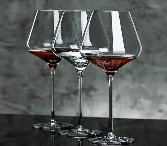Elegant 6 Piece 800ml Crystal Wine Glasses Set - Luxicro