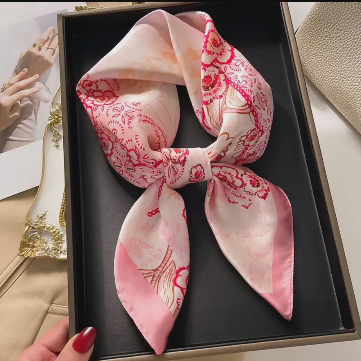 Soft Premium Silk Scarf - Luxicro