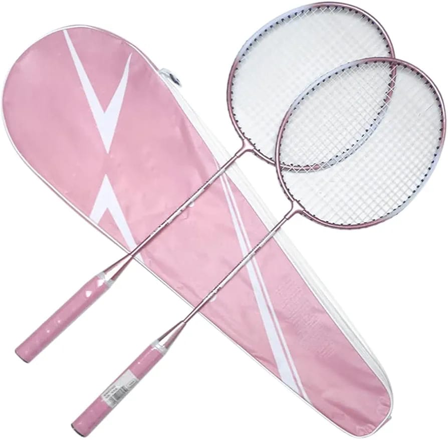Professional 2 Piece Graphite Badminton Racket Set - Luxicro