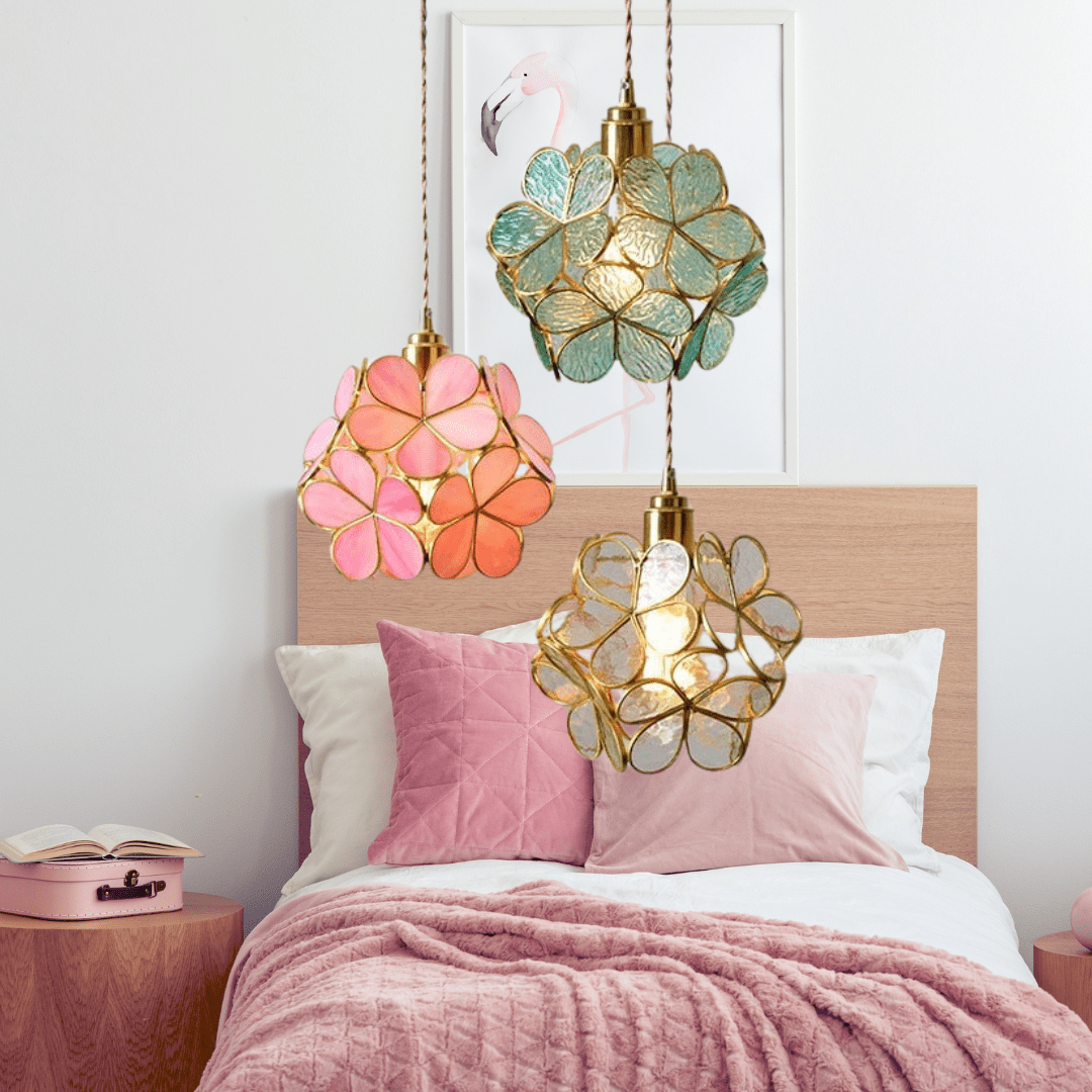 Beautiful Flower Pendant LED Lamp
